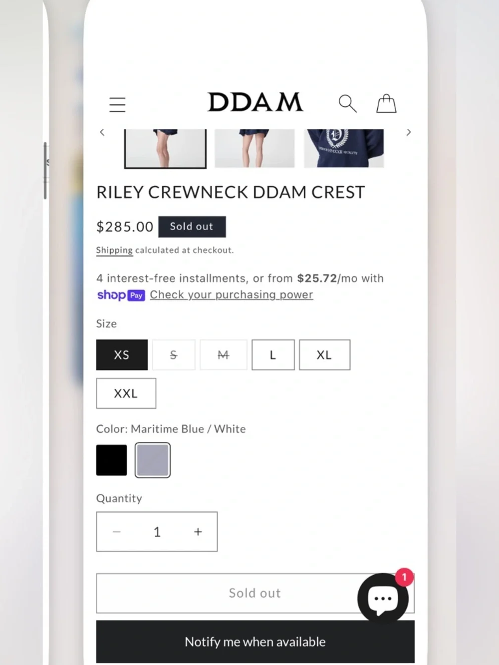 DDAM Riley Crewneck Crest - Picture 5 of 5